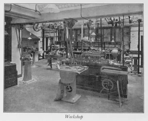 Royal Institution Basement Workshop, 1930s